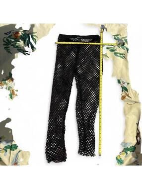 Derek Heart Women's Black and Multi Trousers